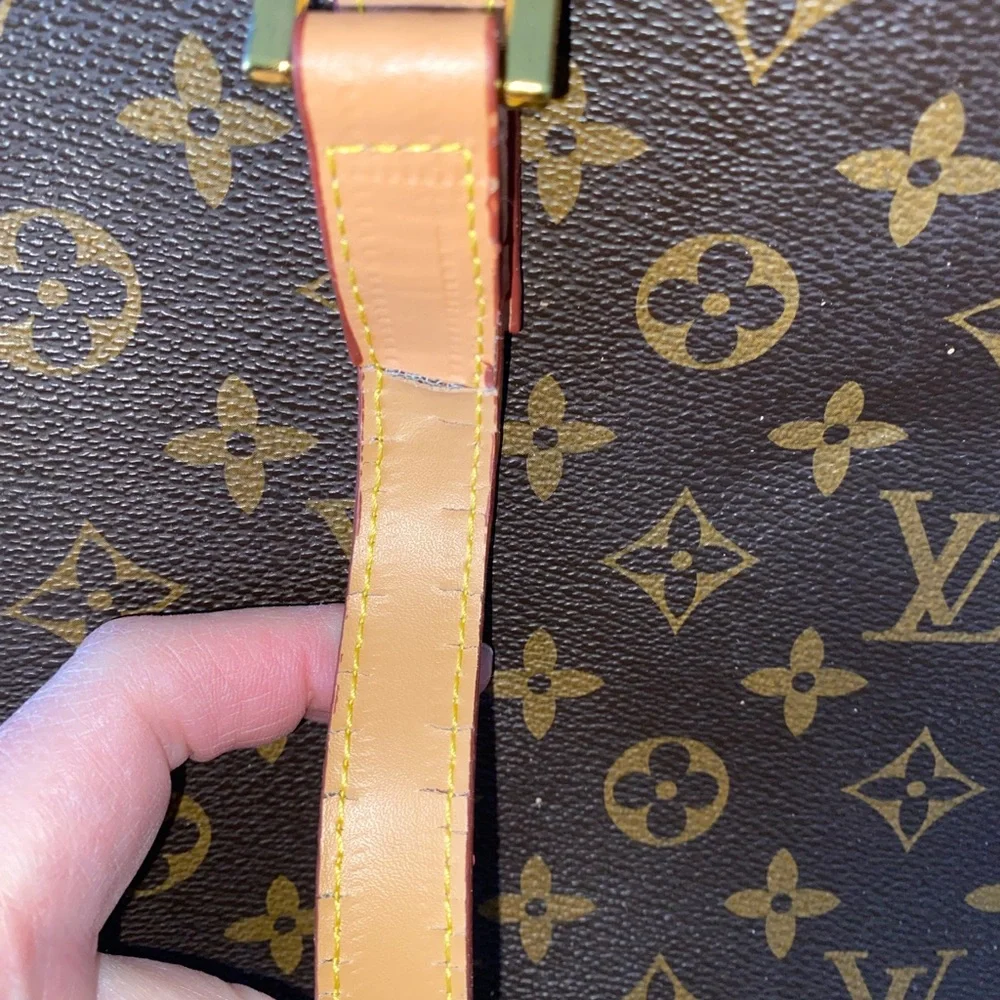 Monogram Canvas Brown Tote with Matching Monogram Wallet - Picture 6 of 12